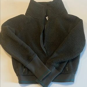 Athleta dark green Fleece Jacket